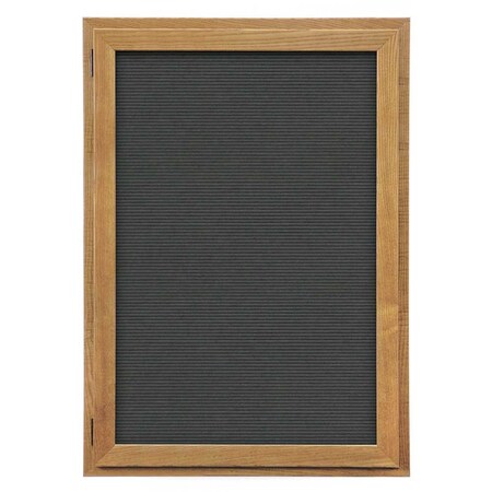 United Visual Products Indoor Enclosed Combo Board, 72"x36", Satin Frame/Blue & Dark Spruce UVCB7236-BLUE-DRKSPR